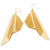 Gold Dimensional Statement Earrings