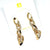 Rhinestones Opal Hoop S925 Silver Earrings